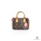 NEW LV SPEEDY BAND LIMITED NANO MONOGRAM CANVAS GHW