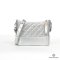 CHANEL GABRIELLE MEDIUM SILVER METALLIC LAMB SGHW