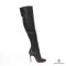 YSL BOOT LONG 37 BLACK LAMB