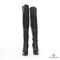 YSL BOOT LONG 37 BLACK LAMB