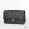 CHANEL CLASSIC JUMBO BLACK CAVIAR SHW