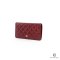 CHANEL BIFOLD WALLET LONG RED LAMB SHW