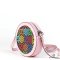 GUCCI ROUND BAG MINI MULTICOLOR PINK CANVAS SHW