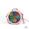 GUCCI ROUND BAG MINI MULTICOLOR PINK CANVAS SHW