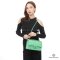 CHANEL CLASSIC 10_ GREEN BLUE LAMB THW