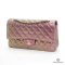 CHANEL CLASSIC 10_ PINK METALIC LAMB GHW