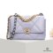 CHANEL FLAP 19 26 PURPLE LAMB SGHW