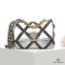  CHANEL FLAP 19 26 SILVER METALLIC LIMITEAD BLACK LAMB SGHW