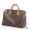 LOUIS VUITTON SPEEDY BAND 30 BROWN MONOGRAM EBENE CANVAS GHW