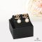CHANEL EARRINGS WITH PEARL 2 CM GOLD GHW