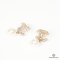 CHANEL EARRINGS WITH PEARL 2 CM GOLD GHW