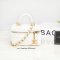 CHANEL MINI VANITY BAG IN WHITE CAVIAR GHW 31