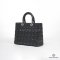 DIOR LADY JUMBO BLACK LAMB SHW