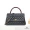 CHANEL COCO LIZARD 10.5 BLACK CAVIAR LGHW 31050818