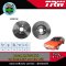 MAZDA มาสด้า  323 (BG) '89-94 (แอสทิน่า) จานเบรค TRW หน้า