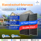 แผงเก็บตะวันโซลาร์เซลล์ Mono 600W Half Cell Double Glass
