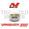 Minelab VANQUISH 560 Pro Pack เครื่องตรวจจับโลหะกันน้ำ
