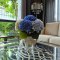 HYDRANGEA SIMPLIFIED STRIPED VASE_M