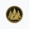 polished gold coin  Buddhabaramee version, Phutthaphisek 2, auspicious ceremony, 1st time at Phra Wihan Phra Phutthachinarat, 1997