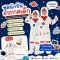 ชุดนักบินอวกาศเด็ก รุ่น X-Space Kids Astronaut Costume ทั้ง set ชุด หมวก เข็มขัด (FANCY576)