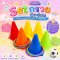 SET กรวยฝึกซ้อม (กรวยเล็ก 6 ชิ้น พร้อมห่วง 10 ชิ้น ) 