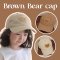 Brown bear cap หมวกน้องหมีบราวน์แบร์