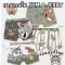 กางเกงในเด็ก tom & jerryเซ็ต4ตัวลายทอมแอนเจอรี่สีเขียว