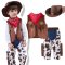 Cowboy Kid set (4ชิ้น) ชุดคาวบอยสุดเท่สำหรับเด็กโต 