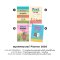 Menghua สมุด Planner 2026 แพลนเนอร์ ขนาด A4