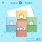 Double A สมุด สมุดบันทึก เย็บลวด ขนาด A6/A5 80 แกรม 40 แผ่น รุ่น Gohan