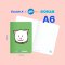 Double A สมุด สมุดบันทึก เย็บลวด ขนาด A6/A5 80 แกรม 40 แผ่น รุ่น Gohan