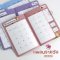 Menghua สมุด Planner 2024 แพลนเนอร์ ขนาด A5