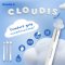 Double A ปากกา ปากกาเจล 0.5 มม. หมึกน้ำเงิน รุ่น Cloudis