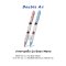 Double A ปากกา ปากกาลูกลื่น 0.5 มม. หมึกน้ำเงิน รุ่น Baan Maew