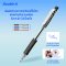 Double A ปากกาลูกลื่น ขนาดหัว 0.7มม. และ 0.5มม. รุ่น TriTouch Ball Pen (1 ด้าม)