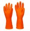ถุงมือยางสีส้ม 14 นิ้ว