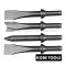 KBE2703151R (HP5040K) ชุดสกัดลมพร้อมดอกสกัดลม SHORT AIR HAMMER & CHISEL KIT "KOBETOOLS" สินค้าประเทศอังกฤษ