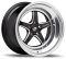 Project D D1SZ 18x9.5 ET 5 PCD 5x114.3 CB 73.1 Black/Lip Polish/Laser Text/Edge Spoke Ball C