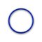 Pouring Ring Seal PP GL45 (Blue) #2924228, Duran