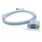 สาย Console Cisco RS232 DB9 to RJ45 สายแบนสีฟ้า ยาว 1.5 เมตร สำหรับ Config Switch Router