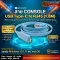 สาย Console Type-C to RJ45 (1.8M) สำหรับ Cisco / Router / Switch (เลือกชิป CH340 / FTDI แท้)