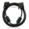 สาย DVI Single Link แบบเต็มเส้น เข้าหัวสำเร็จรูปจากโรงงาน พร้อม Ferrite Bead ป้องกันสัญญาณรบกวน