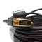 สาย DVI-D 24+1 (Dual Link) ยาว 10 เมตร หัวทอง ภาพซูมเห็นหัวเสียบและขาพินชัดเจน
