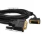 ภาพเต็มม้วนสายจอ DVI-I 24+5 (Dual Link) ยาว 5 เมตร หัวทอง พร้อมตัวกรองสัญญาณรบกวน