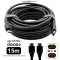 สาย HDMI V.2.0 4K UHD รุ่น Deluxe หัวทอง สายกลมสีดำ หัวผู้-ผู้ ยาว 15 เมตร เหมาะสำหรับต่อตรง