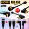 สาย HDMI 4K 8K@60Hz ผู้-เมีย หัวฉาก 90 องศา ยาว 15 ซม.