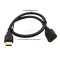 (สั่งตามออเดอร์) สายต่อยาว HDMI V.2.0 (4K 3D UHD Ethernet ARC) Deluxe สายยาง (M-F) 0.5 เมตร