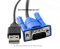 สายต่ออุปกรณ์ KVM Switch แบบ USB (VGA+USB AM-BM) ยาว 1.4 เมตร