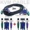 สายต่ออุปกรณ์ KVM Switch แบบ PS2 (VGA+2PS2) ยาว 3 เมตร