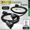 สาย RS232 Serial Port DB9 หัวฉาก 90 องศา งอลง แบบต่อตรงทุกพิน Straight-Through ยาว 1.5 เมตร สำหรับพื้นที่แคบหลังตู้คอนโทรล Homenet48